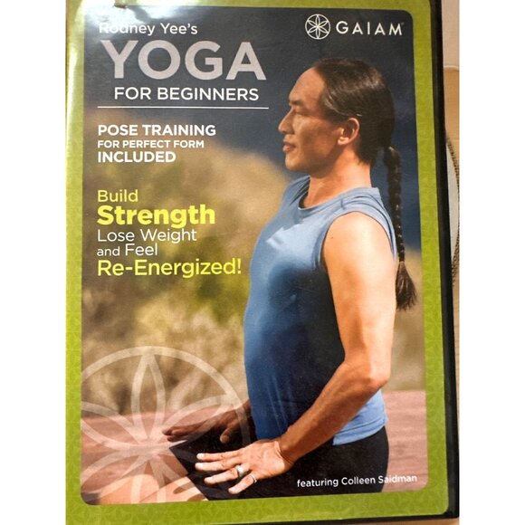 DVD Rodney Yees Yoga For Beginners 80 Min Workout Strength Re-Energized - Picture 4 of 4